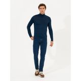 Cacharel Erkek İndigo Slim Fit Balıkçı Yaka Basic Triko Kazak 50211329-VR028