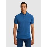 Cacharel Erkek Indigo Slim Fit Saf Pamuk Polo Yaka Basic T-Shirt 50320657-VR028 - İndigo