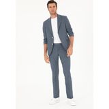 Cacharel Erkek İndigo Slim Fit Yün Karışımlı Takım Elbise 50284890-VR028 - 4 Drop