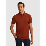 Cacharel Erkek Kiremit Slim Fit Saf Pamuk Polo Yaka Basic T-Shirt 50320657-VR031