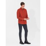 Cacharel Erkek Kiremit Slim Fit Uzun Kollu Gömlek 50257239-VR031 - 2XL