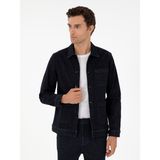 Cacharel Erkek Koyu Lacivert Regular Fit Jean Ceket 50290968-VR100 - Dropsuz - M