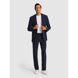 Cacharel Erkek Koyu Lacivert Slim Fit Mikro Desen Mono Yaka Takım Elbise 50325777-VR100 - 6 Drop - 48