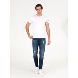 Cacharel Erkek Koyu Mavi Slim Fit Jean Pantolon 50268163-DN0023 - 32 - 30