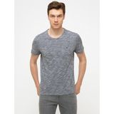 Cacharel Erkek Lacivert Bisiklet Yaka T-Shirt 50202501-VR033