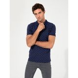 Cacharel Erkek Lacivert Polo Yaka T-Shirt 50230523-VR033