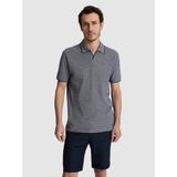 Cacharel Erkek Lacivert Slim Fit %100 Pamuk Jakarlı Apaş Yaka T-Shirt 50320577-VR033 - XL