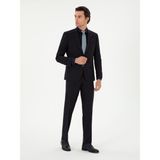 Cacharel Erkek Lacivert Slim Fit %100 Yün Basic Takım Elbise 50299348-VR033 - 6 Drop