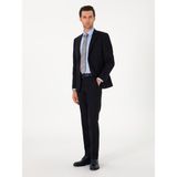 Cacharel Erkek Lacivert Slim Fit %100 Yün Mono Yaka Takım Elbise 50310092-VR033 - 6 Drop