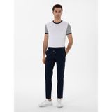 Cacharel Erkek Lacivert Slim Fit Beli Bağcıklı Esnek Klasik Pantolon 50310507-VR033 - 6 - 48