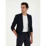 Cacharel Erkek Lacivert Slim Fit Blazer Ceket 50293944-VR033 - 52 - 6 Drop