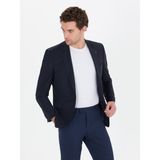 Cacharel Erkek Lacivert Slim Fit Ceket 50267713-VR033 - 52 - 4 Drop