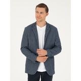 Cacharel Erkek Lacivert Slim Fit Ceket 50280698-VR033 - 6 Drop