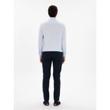 Cacharel Erkek Lacivert Slim Fit Dokulu Pamuk Karışımlı Kanvas Pantolon 50300913-VR033 - 32