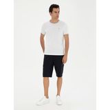 Cacharel Erkek Lacivert Slim Fit Kargo Cepli Şort 50284605-VR033 - 2XL