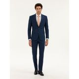 Cacharel Erkek Lacivert Slim Fit Keten Karışımlı Takım Elbise 50284635-VR033 - 6 Drop