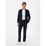 Cacharel Erkek Lacivert Slim Fit Mikro Desen Yün Karışımlı Takım Elbise 50307706-VR033 - 52 - 6 Drop
