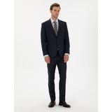 Cacharel Erkek Lacivert Slim Fit Mikro Desenli Takım Elbise 50319478-VR033 - 46 - 6 Drop