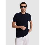 Cacharel Erkek Lacivert Slim Fit Modal Karışımlı Polo Yaka Triko T-Shirt 50320578-VR033 - XL