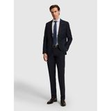 Cacharel Erkek Lacivert Slim Fit Mono Yaka Yün Karışımlı Takım Elbise 50327895-VR033 - 6 Drop - 48
