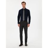 Cacharel Erkek Lacivert Slim Fit Pamuk Karışımlı Gömlek 50314589-VR033 - 39
