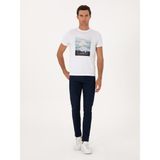 Cacharel Erkek Lacivert Slim Fit Pamuk Karışımlı Jean Pantolon 50305763-VR033 - 32