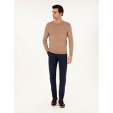 Cacharel Erkek Lacivert Slim Fit Pamuk Karışımlı Kanvas Pantolon 50292336-VR033 - 32 - 34