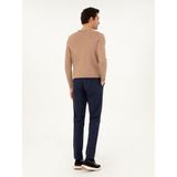 Cacharel Erkek Lacivert Slim Fit Pamuk Karışımlı Kanvas Pantolon 50292336-VR033 - 32