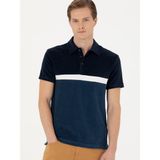 Cacharel Erkek Lacivert Slim Fit Polo Yaka T-shirt 50283240-VR033