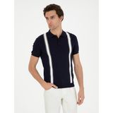 Cacharel Erkek Lacivert Slim Fit Polo Yaka Triko T-Shirt 50288820-VR033