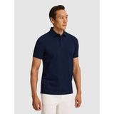 Cacharel Erkek Lacivert Slim Fit Saf Pamuk Polo Yaka Basic T-Shirt 50320657-VR033 - 3XL