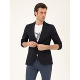 Cacharel Erkek Lacivert Slim Fit Spor Ceket 50284617-VR033 - 6 Drop - 56