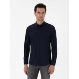 Cacharel Erkek Lacivert Slim Fit Uzun Kollu Gömlek 50291673-VR033