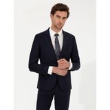 Cacharel Erkek Lacivert Slim Fit Yün Karışımlı Ceket 50258857-VR033 - 6 Drop