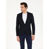 Cacharel Erkek Lacivert Slim Fit Yün Karışımlı Ceket 50264771-VR033 - 6 Drop