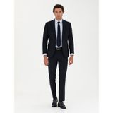 Cacharel Erkek Lacivert Slim Fit Yün Karışımlı Klasik Ceket 50277430-VR033 - 46 - 6 Drop