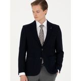 Cacharel Erkek Lacivert Slim Fit Yün Karışımlı Spor Ceket 50270156-VR033 - 6 Drop