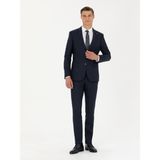 Cacharel Erkek Lacivert Slim Fit Yün Takım Elbise 50277980-VR033 - 60 - 6 Drop