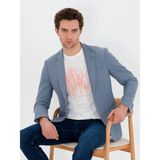 Cacharel Erkek Mavi Slim Fit Ceket 50271261-VR036 - 46 - 6 Drop