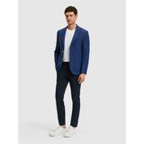 Cacharel Erkek Mavi Slim Fit Keten Karışımlı Ceket 50264777-VR028 - İndigo - 6 Drop - 52