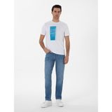 Cacharel Erkek Mavi Slim Fit Pamuk Karışımlı Jean Pantolon 50306185-VR036 - 32