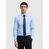 Cacharel Erkek Mavi Slim Fit Pamuk Klasik Gömlek 50285570-VR036 - 40