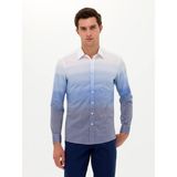Cacharel Erkek Mavi Slim Fit Uzun Kollu Gömlek 50265468-VR036