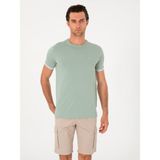 Cacharel Erkek Mint Regular Fit %100 Pamuk Bisiklet Yaka T-shirt 50301318-VR090