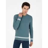 Cacharel Erkek Mint Slim Fit Bisiklet Yaka Triko Kazak 50293778-VR090