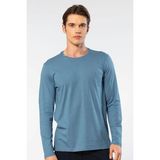 Cacharel Erkek Modal Pamuk Bisiklet Yaka T-shirt 2242/İndigo