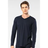 Cacharel Erkek Modal Pamuk V Yaka T-shirt 2243/Lacivert