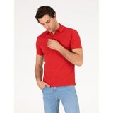 Cacharel Erkek Nar Çiçeği Polo Yaka Slim Fit Basic Merserize T-shirt 50265364-VR039