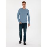 Cacharel Erkek Petrol Slim Fit Pamuk Karışımlı Jean Pantolon 50308699-VR102 - 32