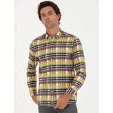 Cacharel Erkek Sarı Regular Fit Uzun Kollu Gömlek 50272909-VR044